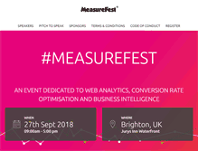 Tablet Screenshot of measurefest.com